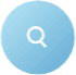 Icon of a magnifying glass over a document representing search for clinical trials